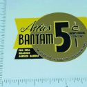 Atlas Bantam Yel/Gold 5 Cent Vending Sticker Main Image