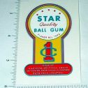 Star Brand Gum 1 Cent Vending Sticker Main Image