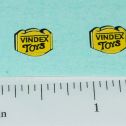 Pair Vindex Cast Iron Toy Replacement Stickers Main Image