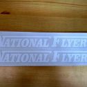 Pair National Flyer Coaster Wagon Pull Toy Replacement Stickers Main Image