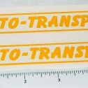 Pair Wyandotte Auto Transport Trailer Stickers Main Image