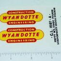 Wyandotte Construction Engineer Truck Sticker Set Main Image