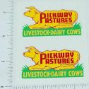 Pair Wyandotte Pickway Pastures Truck Stickers Main Image