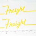 Pair of Wyandotte Motor Freight Lines Semi Sticker Set Main Image