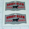 Wyandotte Shady Glen Stock Ranch Sticker Pair Main Image