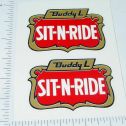 Pair Buddy L Sit N Ride Fire Truck Door Stickers Main Image