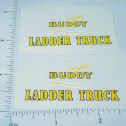 Pair Buddy L Wood Fire Ladder Truck Sticker Main Image