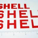 Buddy L Sharknose Shell Tanker Truck Sticker Set Main Image