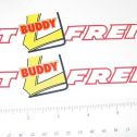 Pair Buddy L Fast Freight Semi Trailer Stickers Main Image