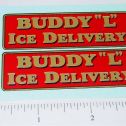 Pair Buddy L Ice Delivery Truck Sticker Set Main Image