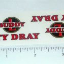 Pair Buddy L City Dray Truck Stickers Main Image