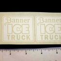 Pair Banner Ice Truck Replacement Sticker Set Main Image