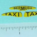 Corgi Bermuda Taxi Cab Sticker Set Main Image