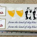 Custom Hamm's Beer Tonka/Smith Miller Semi Truck Sticker Set Main Image