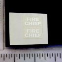 Dinky Toys #257 Nash Rambler Fire Chief Stickers Main Image