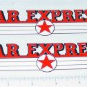 Pair Dunwell/Buckeye Red Star Lines Semi Sticker Set Main Image