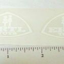 Pair Ertl IHC Fleetstar White Logo Stickers Main Image