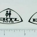 Pair Ertl IHC Fleetstar Black Logo Stickers ET-006B Main Image