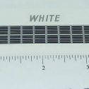 Ertl White COE Truck Grill Replacement Sticker Main Image