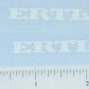 Pair Ertl Fleetstar Door White Text Logo Stickers ET-018W Main Image
