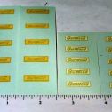 OEM Ertl Garwood Truck Bodies Waterslide Decals Main Image
