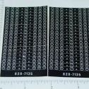 Pair OEM Ertl Gauge Panel Sticker Sheets Main Image