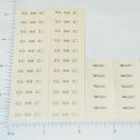 OEM Ertl GMC Trucks Waterslide Decal Sheets Main Image