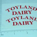 Pair Girard Toyland Dairy Tanker Sticker Set GI-001R Main Image