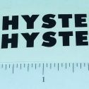 Pair Vintage Hyster Druge Lumber Carrier Stickers Main Image