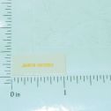 John Deere 5/8" Yellow Block Letter Sticker 1:64 Main Image