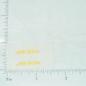 John Deere Yellow Rear Axle Sticker Pair for GP & A Main Image