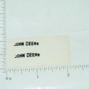 John Deere Black Rear Axle Sticker Pair for GP & A Main Image