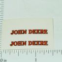 John Deere Name Red with Black Outline Sticker Pair Main Image