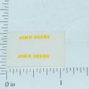 John Deere Yellow Name Stickers Main Image