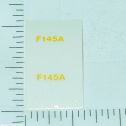 John Deere F145A Yellow Sticker Pair Main Image