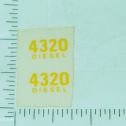 Pair John Deere 4320 Diesel Model Number Stickers Main Image