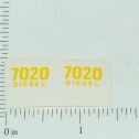 Pair John Deere 7020 Diesel Model Number Stickers Main Image