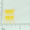 John Deere 8010 Diesel Model Number Sticker Pair Main Image