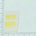 John Deere 8020 Diesel Model Number Sticker Pair Main Image