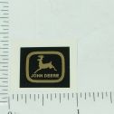 John Deere Black over Chrome Two Legged Deer Logo Stickers Main Image