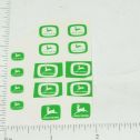 John Deere Logos in Green Sticker Set Main Image