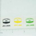 John Deere Trio of Farm Equipment Stickers Main Image