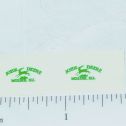 John Deere Green Moline, Ill Four Legged Deer Logo Sticker Pair Main Image