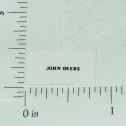 John Deere Name Logo Sticker Black Main Image