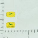 John Deere Green & Yellow Four Legged Deer Logo Sticker Pair Main Image