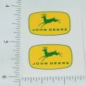 John Deere 1" Yellow/Green 4 Legged Deer Logo Sticker Pair Main Image