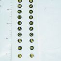 John Deere Yellow Letters Stickers Main Image