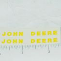 Pair John Deere Yellow Block Name Stickers Main Image