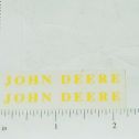 John Deere Yellow Text Name Sticker Pair Main Image