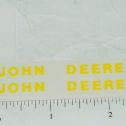 Pair John Deere 2"-3/16" Yellow Block Name Stickers Main Image